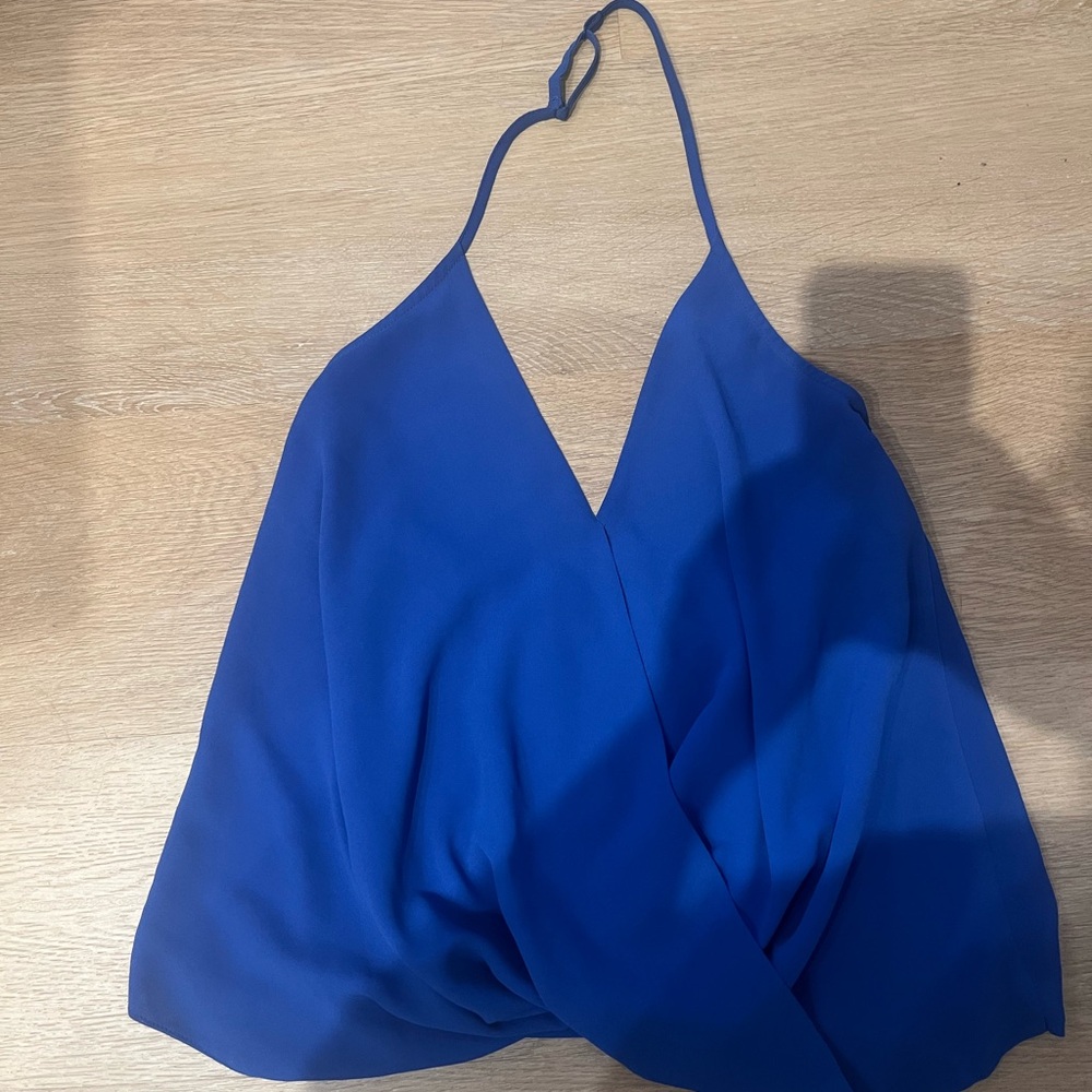 Naked Zebra Royal Blue Camisole Top